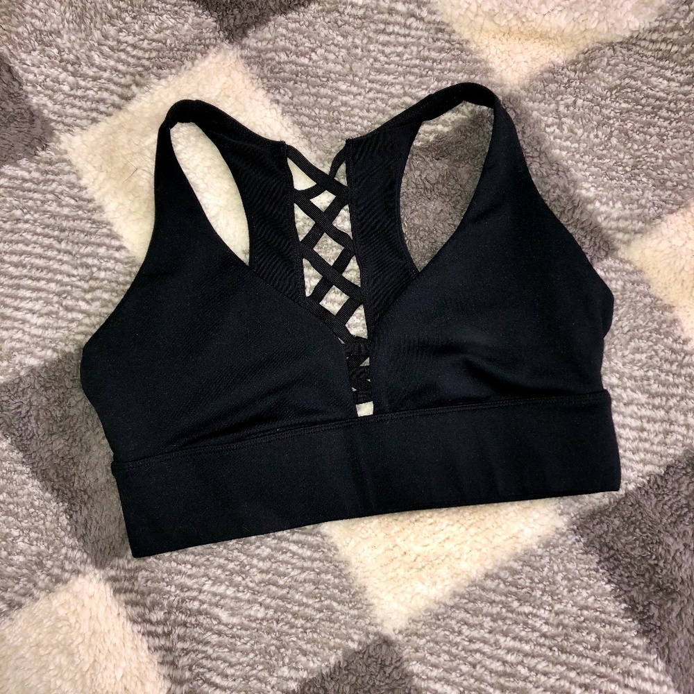 Fabletics Black Sports Bra